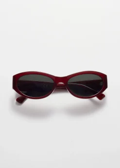 Ovale Cat-Eye-Sonnenbrille