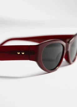 Ovale Cat-Eye-Sonnenbrille