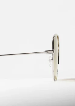 Oversized-Sonnenbrille mit überkreuztem Rahmen