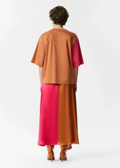 Oversized-T-Shirt im Colour-Block-Design