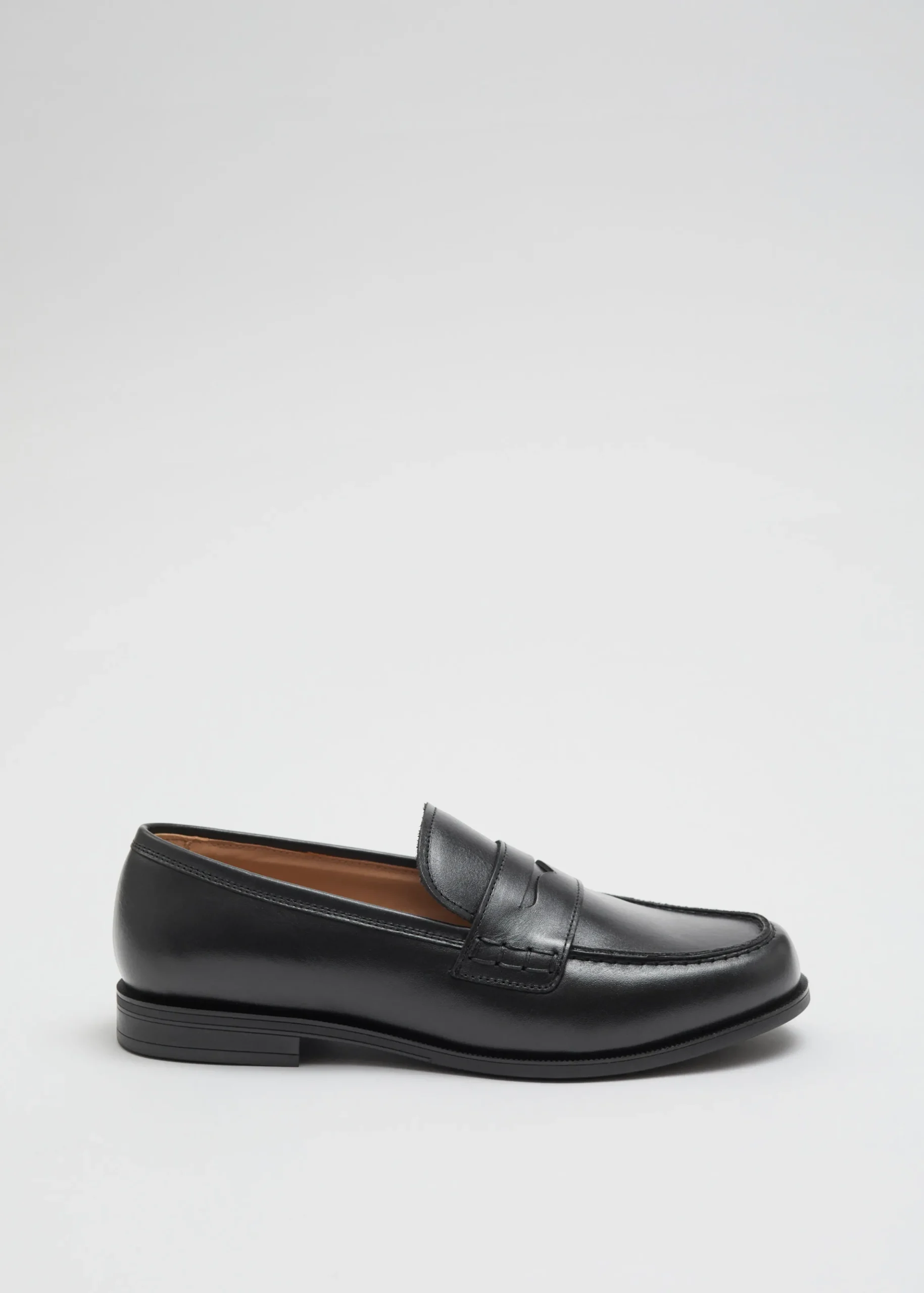 Penny-Loafer aus Leder