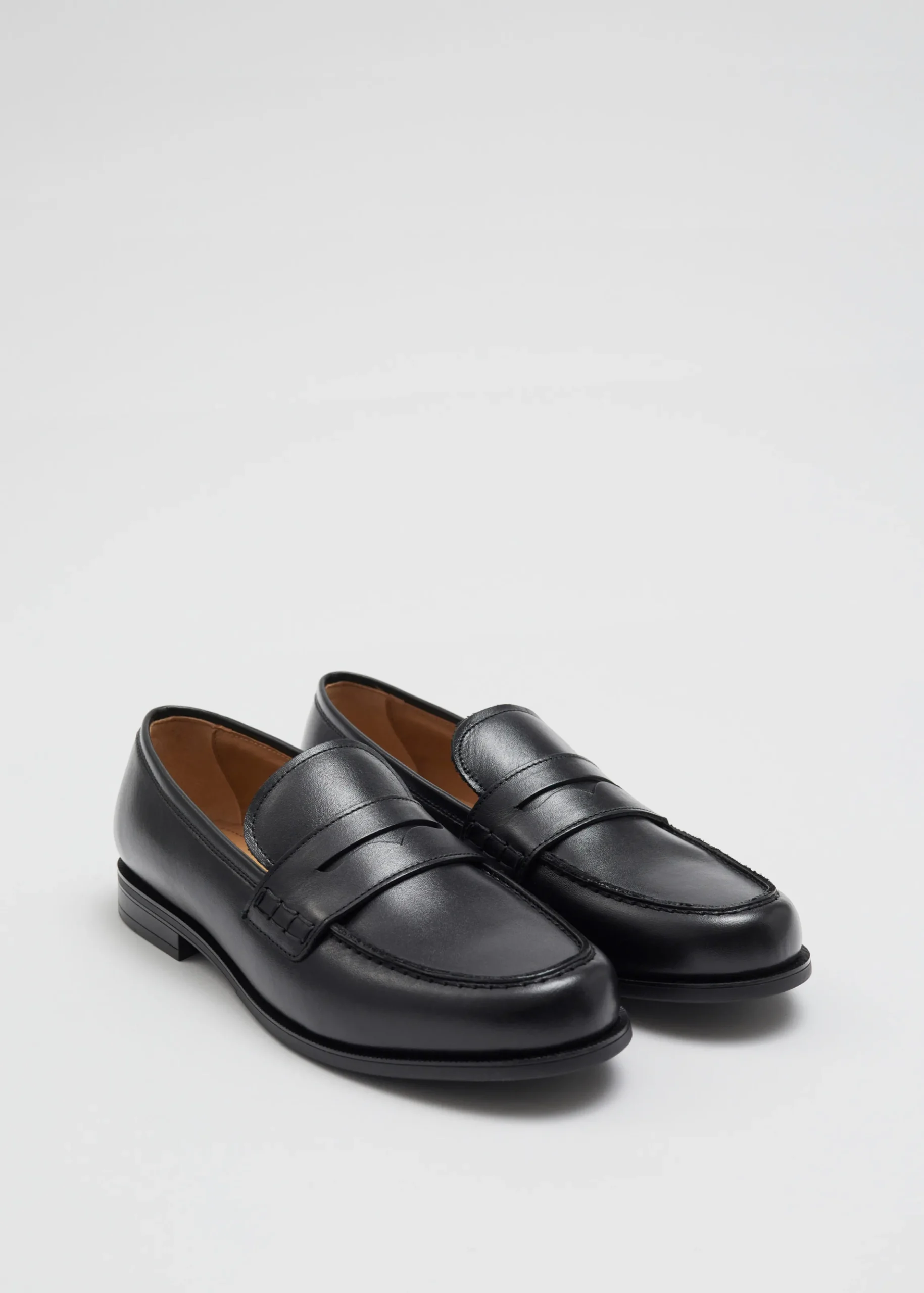 Penny-Loafer aus Leder