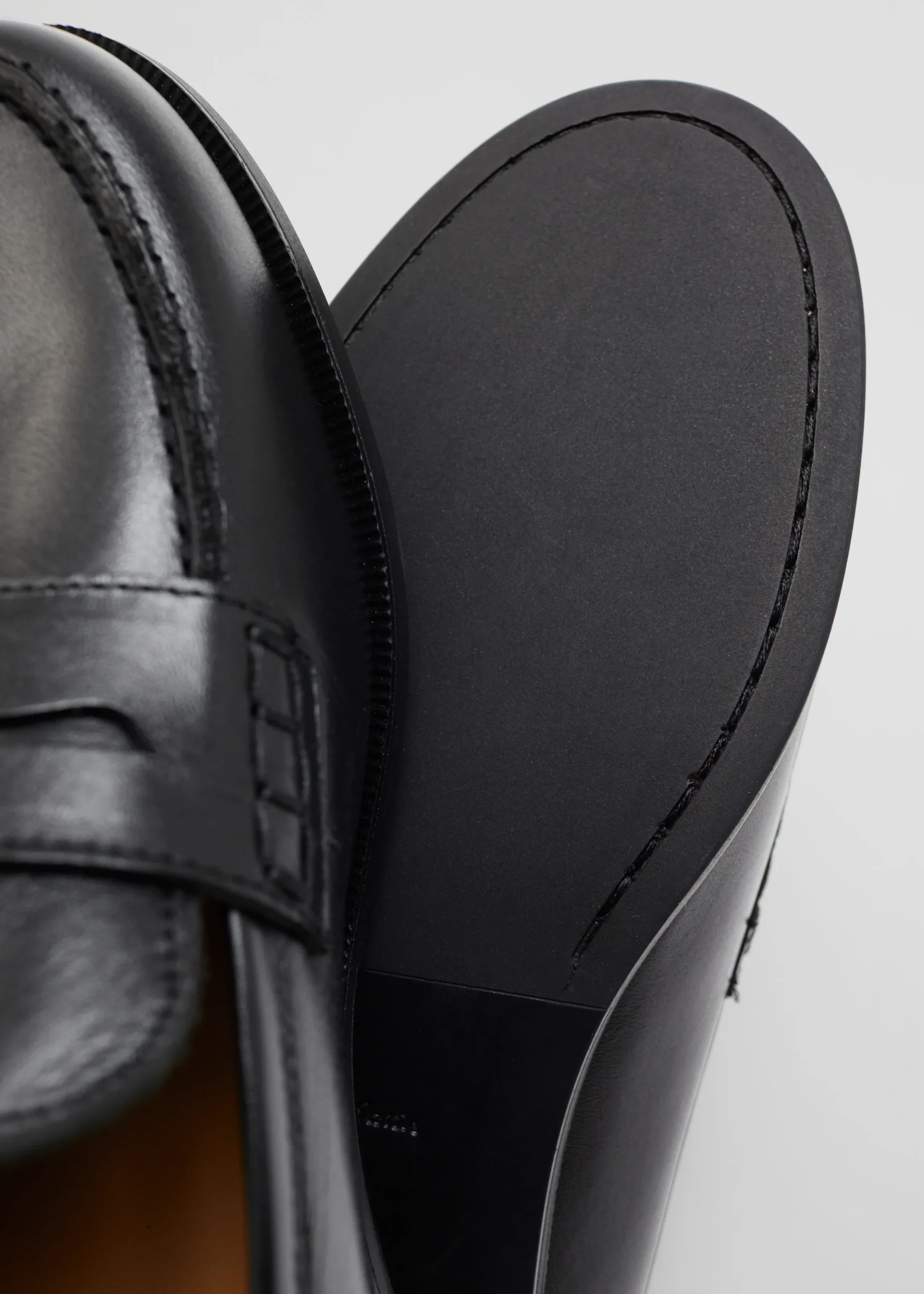 Penny-Loafer aus Leder