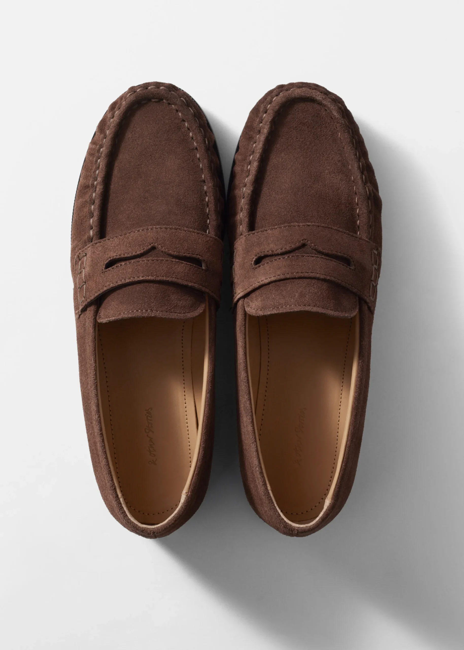 Penny-Loafer aus Veloursleder