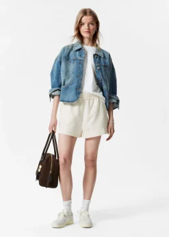 Pull-on-Shorts aus Jacquard