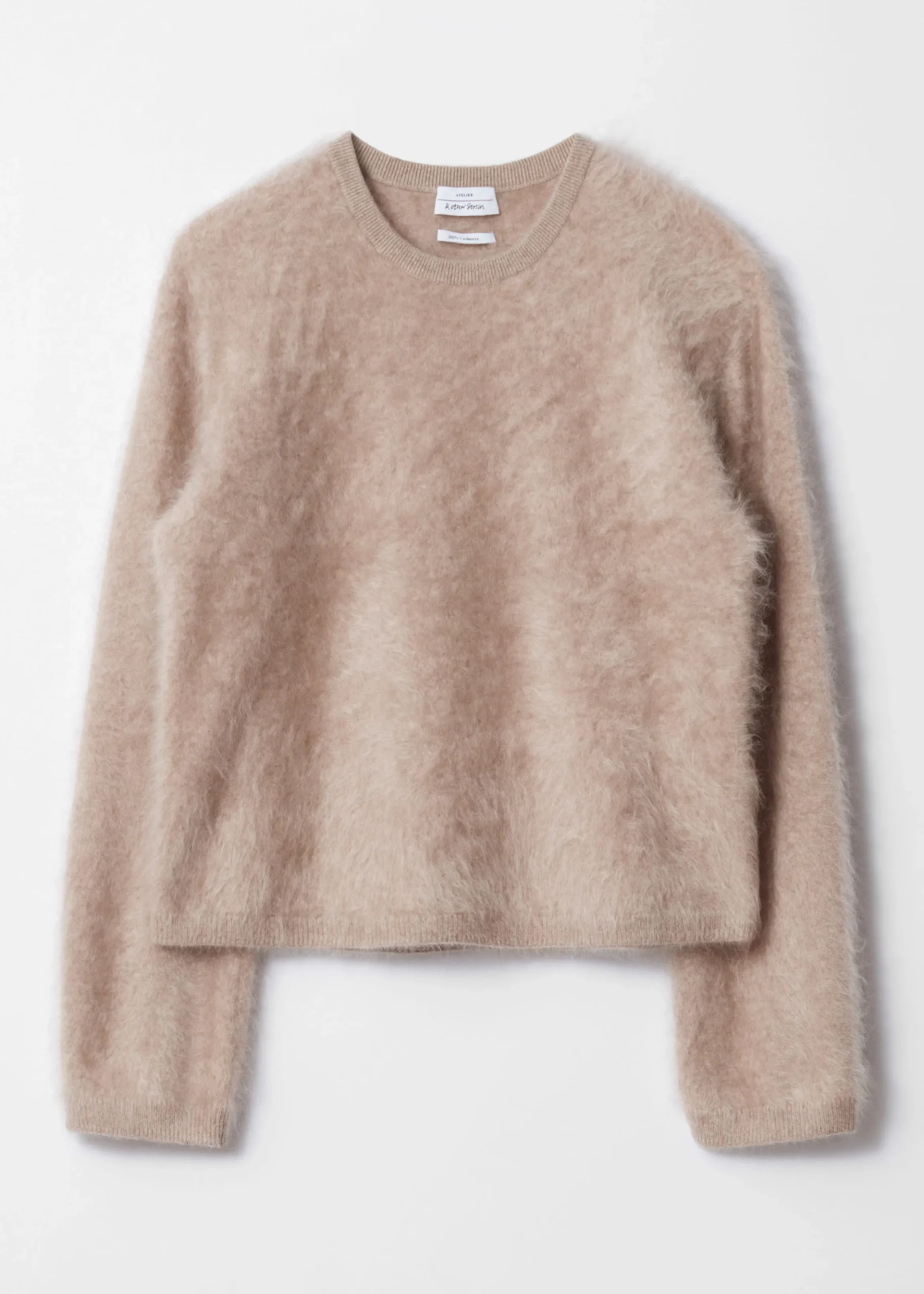 Pullover aus gebürstetem Kaschmir