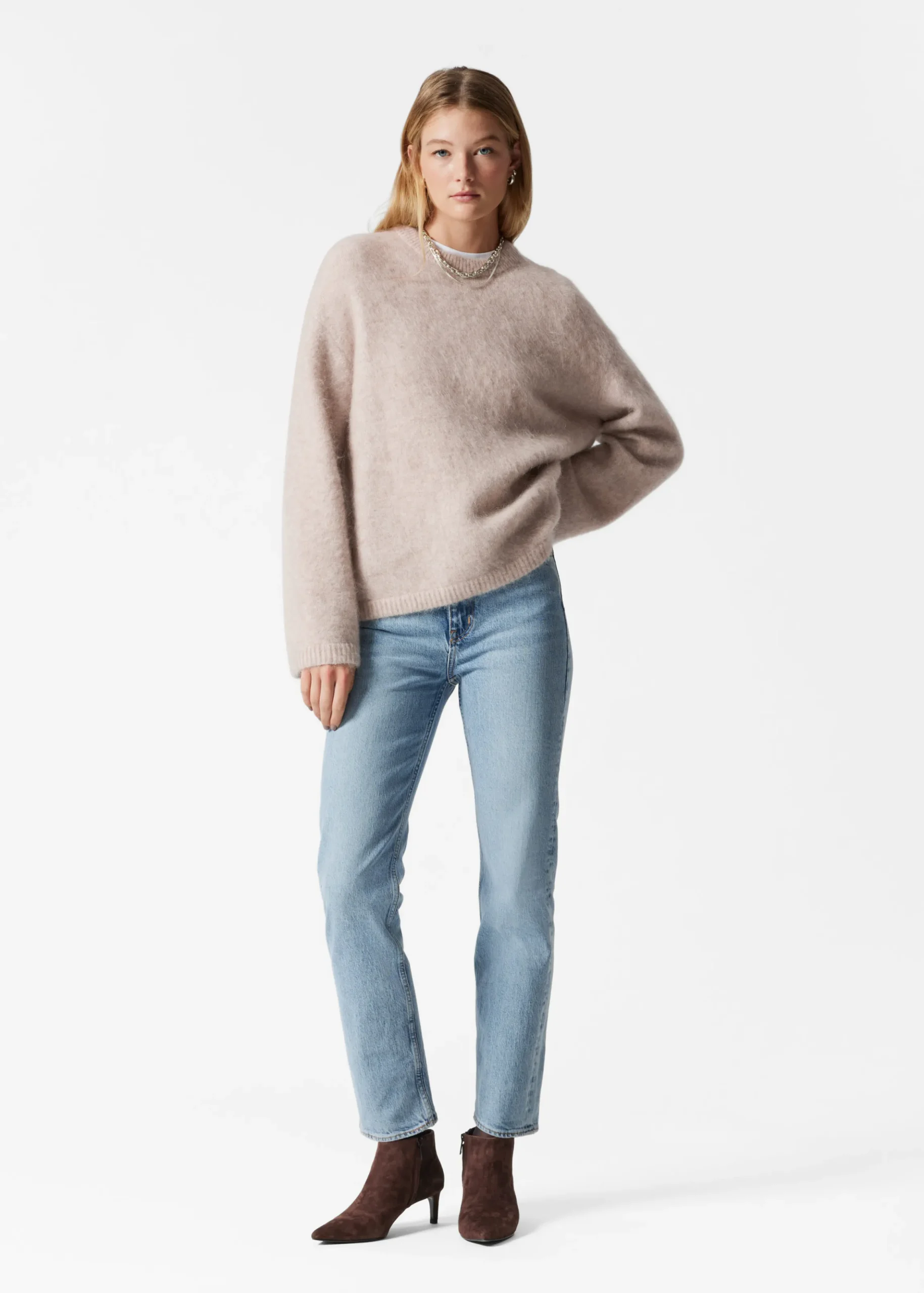 Pullover aus Mohair-Mix