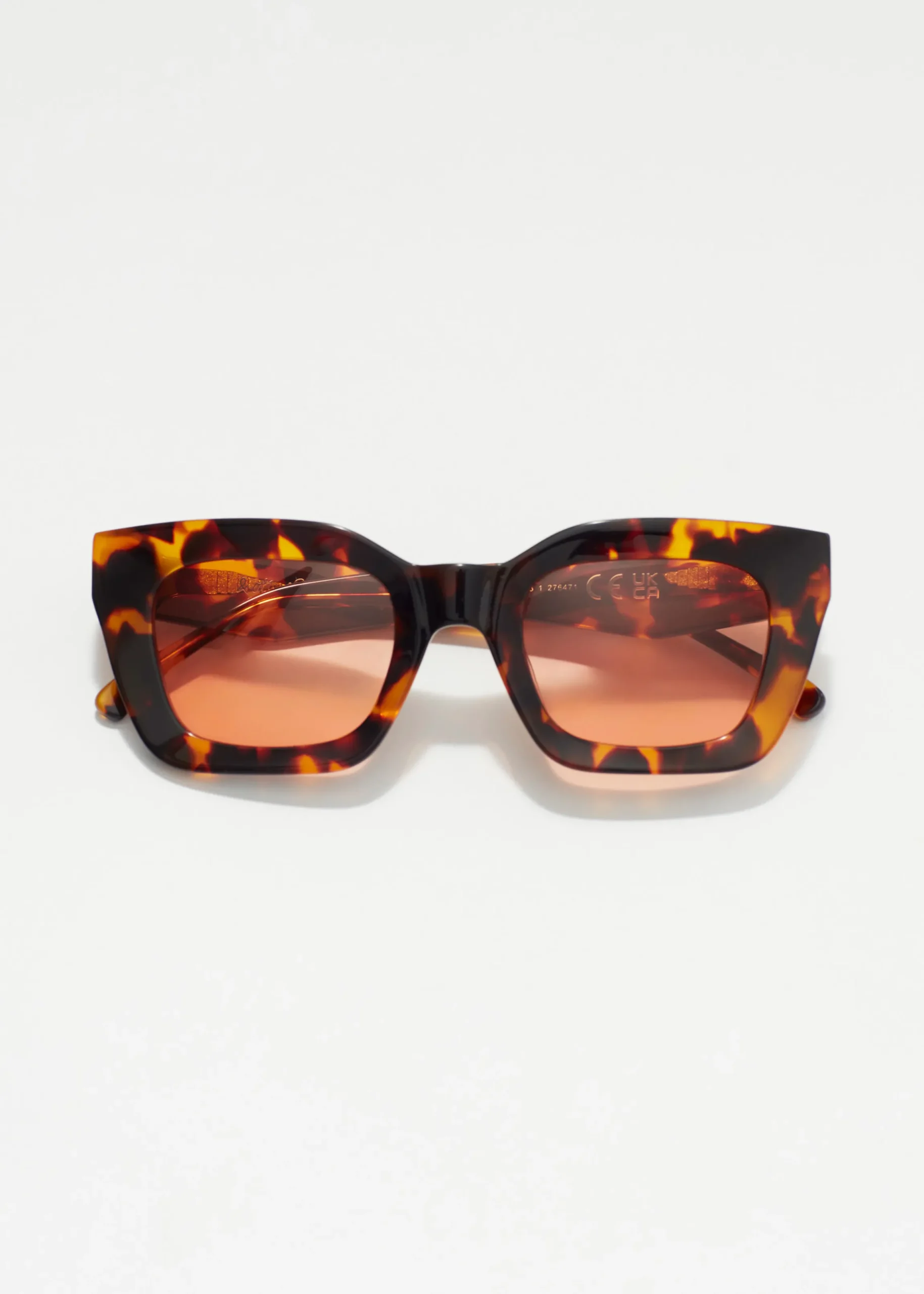 Rechteckige Sonnenbrille aus Acetat