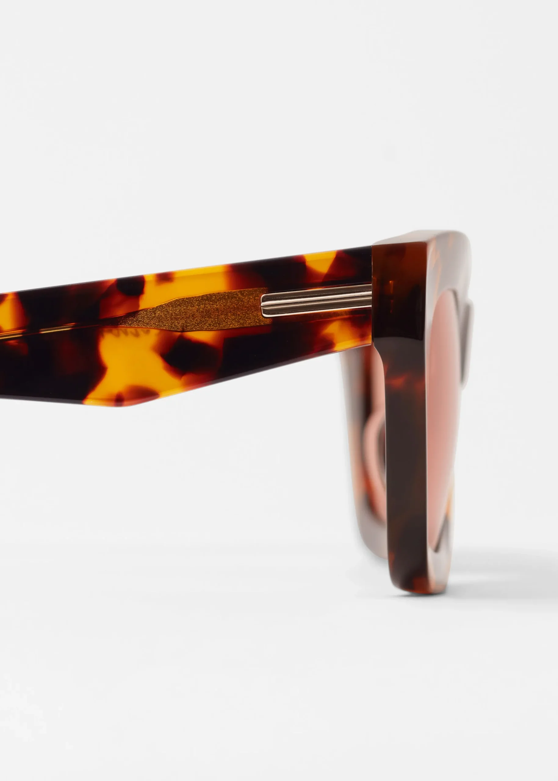 Rechteckige Sonnenbrille aus Acetat