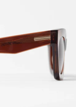 Rechteckige Sonnenbrille aus Acetat