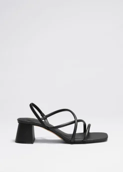 Riemchensandalen mit Blockabsatz