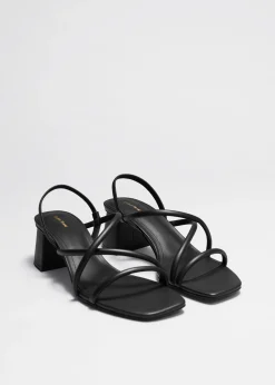 Riemchensandalen mit Blockabsatz
