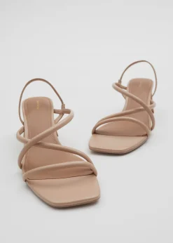 Riemchensandalen mit Blockabsatz