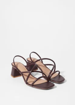 Riemchensandalen mit Blockabsatz
