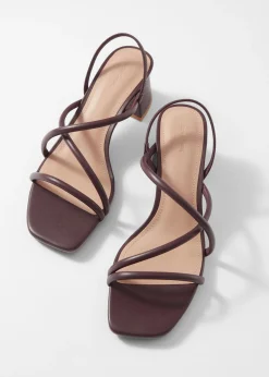 Riemchensandalen mit Blockabsatz