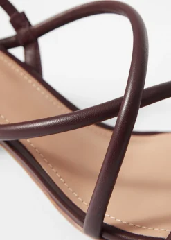 Riemchensandalen mit Blockabsatz