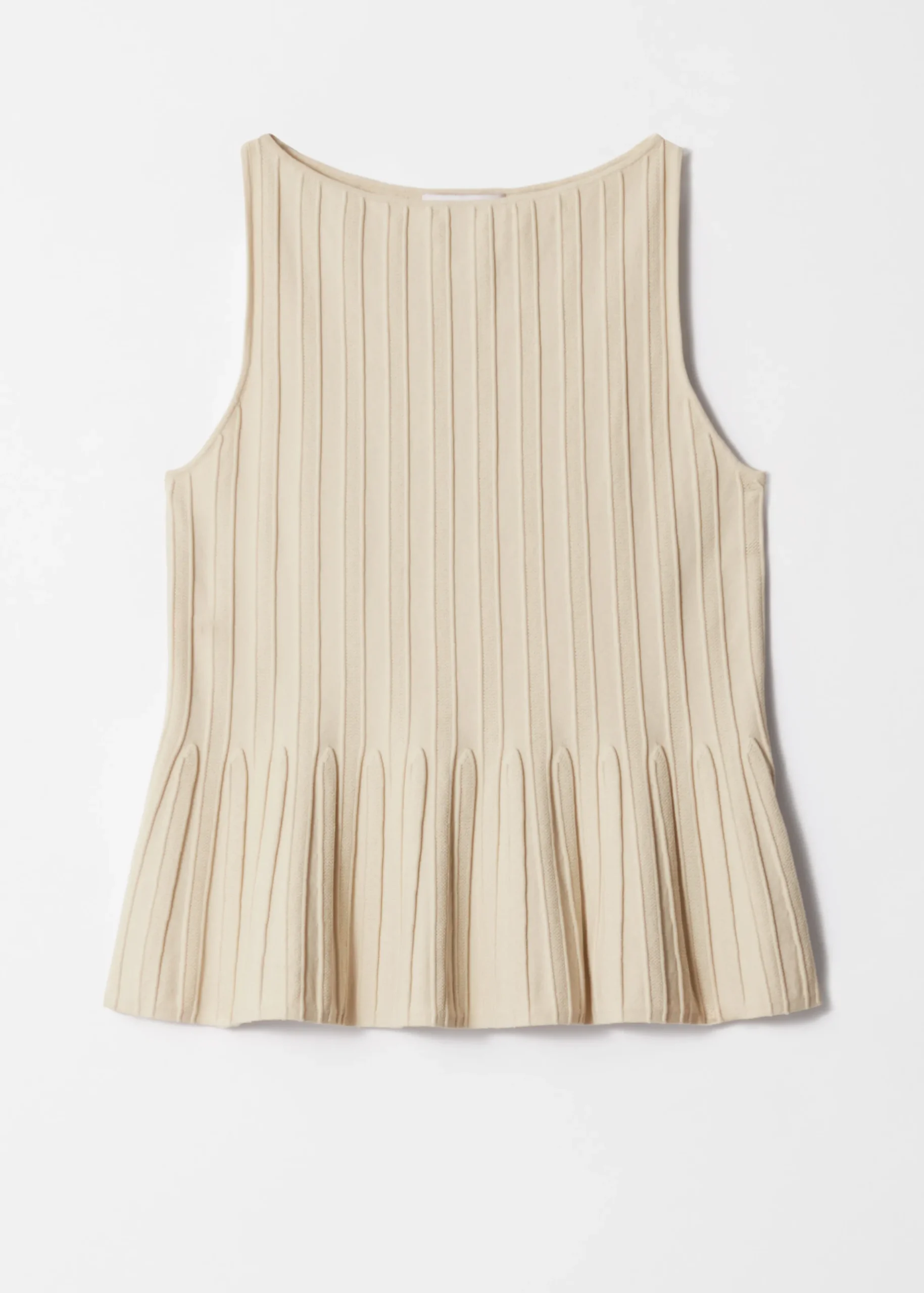 Rippstrickoberteil mit Schößchen
