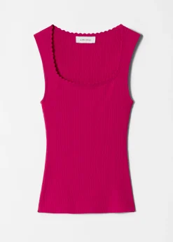 Rippstrick-Tanktop