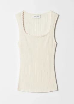 Rippstrick-Tanktop