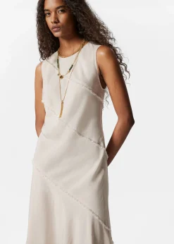 Ärmelloses Midikleid in A-Linie