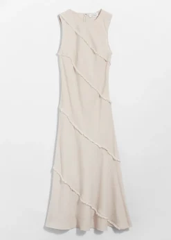 Ärmelloses Midikleid in A-Linie