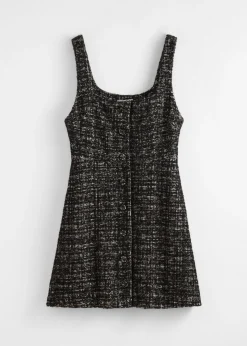 Ärmelloses Minikleid aus Tweed