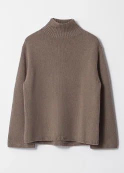 Rollkragenpullover aus Kaschmir-Mix