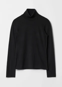 Rollkragenpullover aus Merinowolle