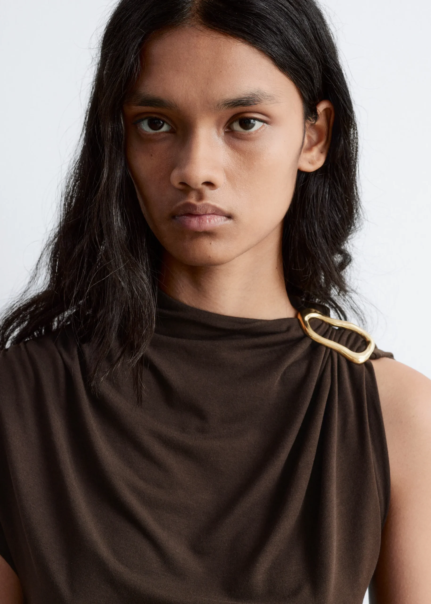 Ruche GoldBuckle Top