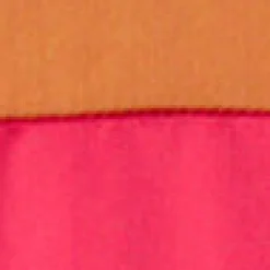 Satinbluse in Colour-Block-Optik