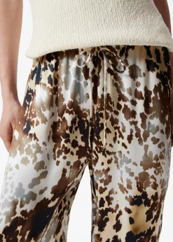 Satinhose mit Kordelzugbund
