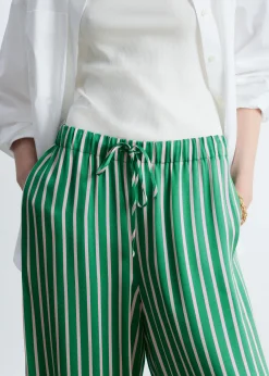 Satinhose mit Kordelzugbund