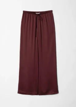Satinhose mit Kordelzugbund