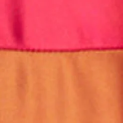 Satin-Midirock im Colour-Block-Design