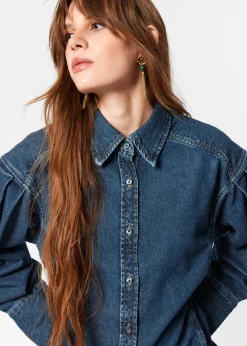 Schmal zulaufendes Jeanshemd