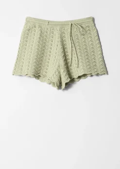 Shorts aus Pointelle-Strick