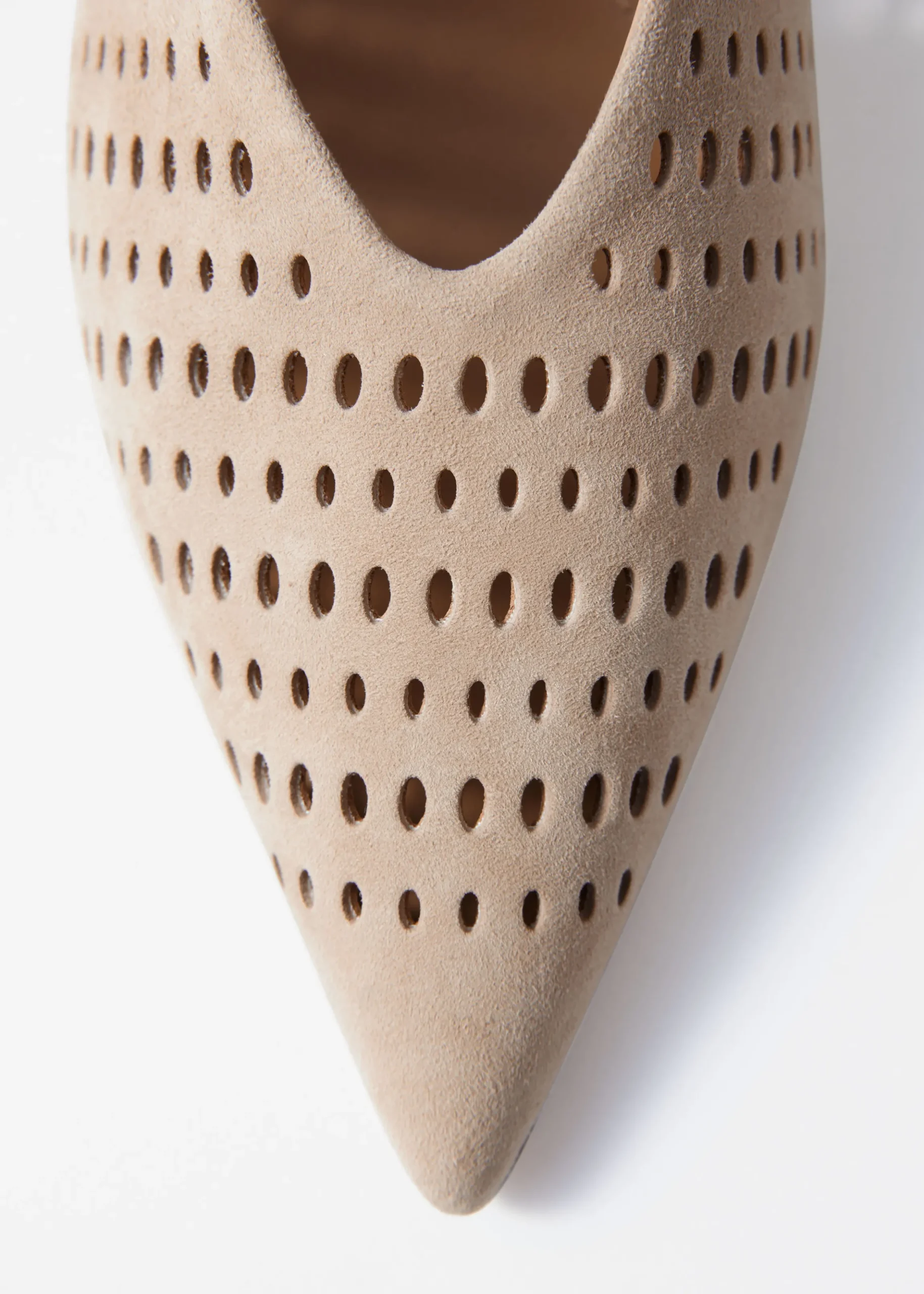 Slingback-Pumps aus Leder