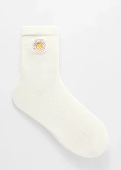 Socken mit Dinosaurier-Stickerei