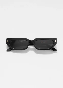 Sonnenbrille mit schmalem Rahmen aus Acetat
