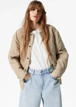 Steppjacke mit Stehkragen