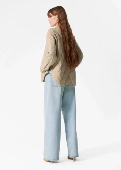 Steppjacke mit Stehkragen