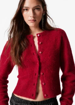 Strickjacke aus Alpaka-Mix