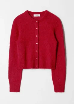 Strickjacke aus Alpaka-Mix