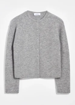 Strickjacke aus Alpaka-Mix