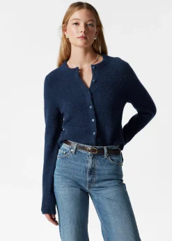 Strickjacke aus Alpaka-Mix