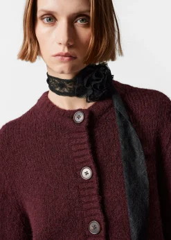 Strickjacke mit Knopfleiste