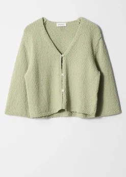 Strickjacke mit kurzen Ärmeln