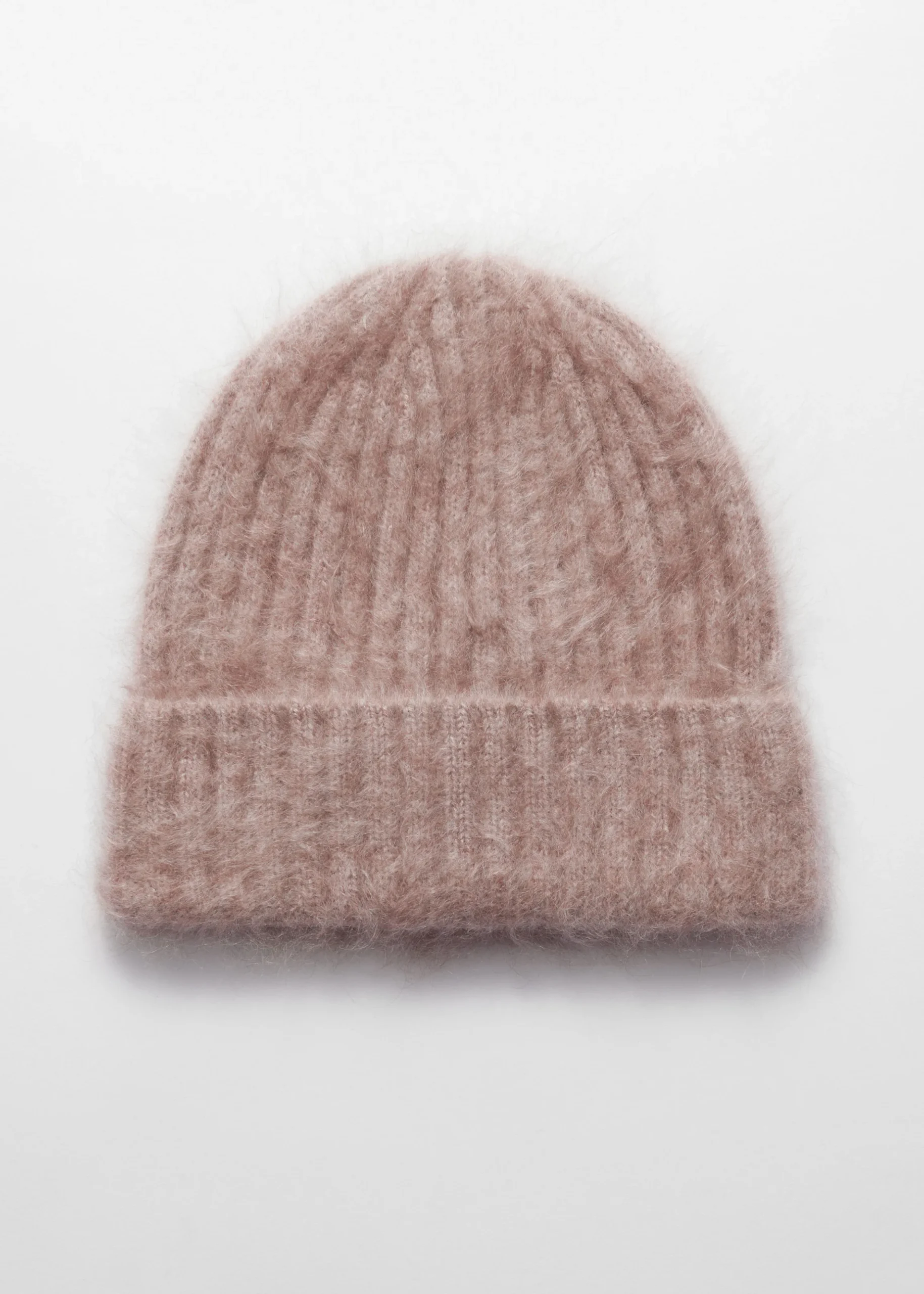 Strickmütze aus reinem gebürstetem Kaschmir