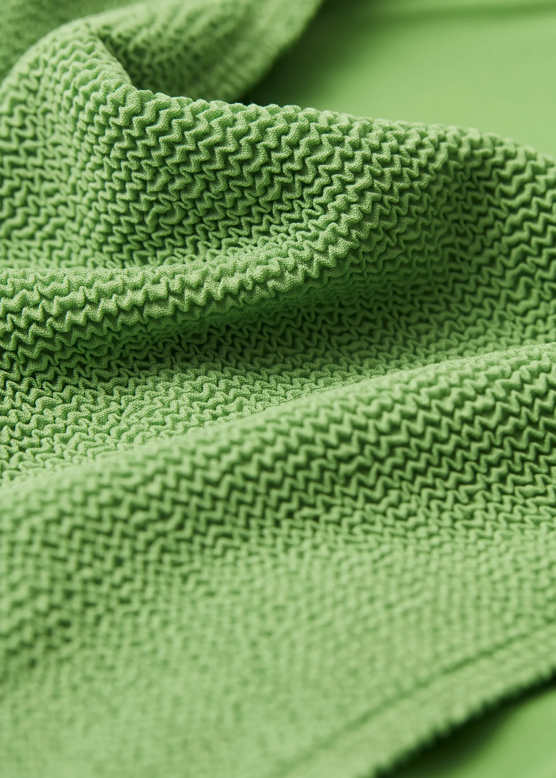 Strukturierte Bikinihose mit Bindedetail