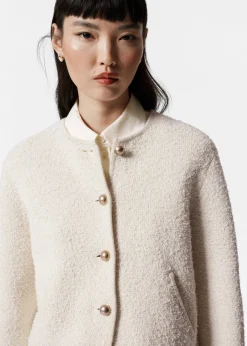 Strukturierte Cardigan mit Glitzerfäden